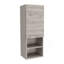 Armoire de salle de bain à 2 tablettes gris clair-1572677810