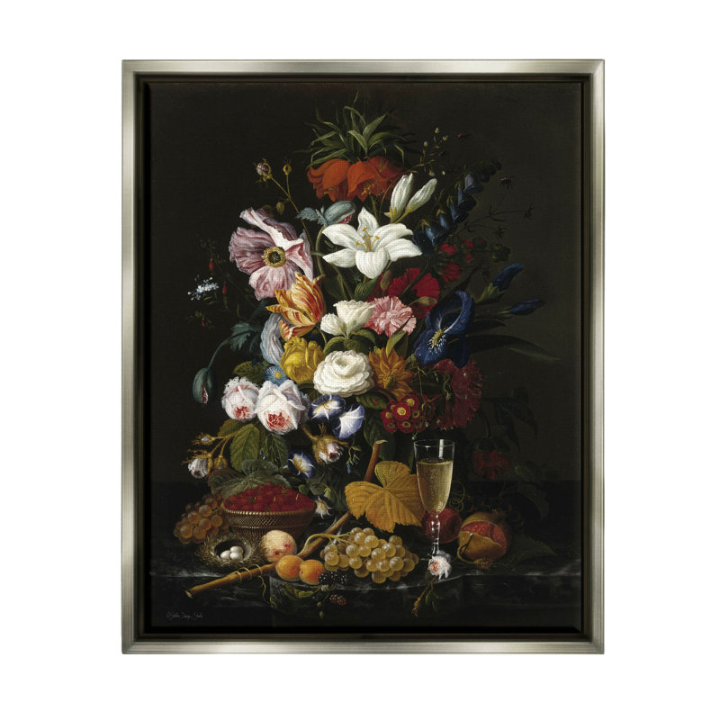 Art giclée encadré par gobelet traditionnel, Estampe numérique Farmhouse, H 31 po x l 25 po x P 1,7 po