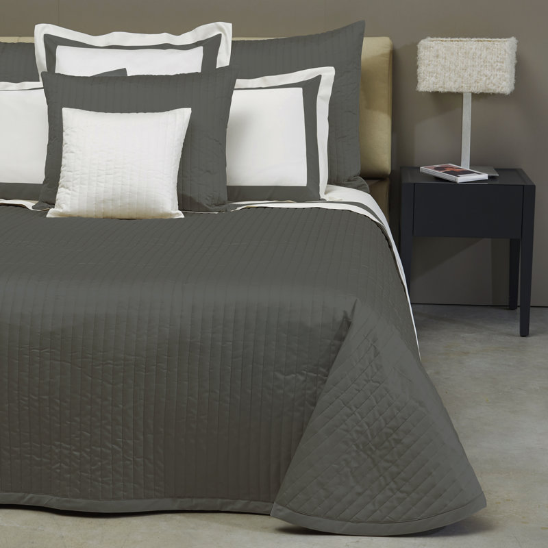Siena Channel Sateen Coverlet Set