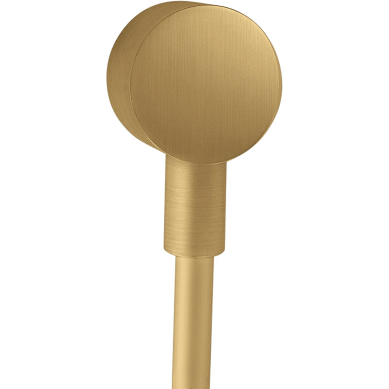 AXOR Showersolutions Wall Outlet With Check Valves, Brushed Gold Optic
