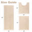 Tapis de bain absorbant antidérapant (ensemble de 3)-1553091646