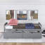 Lit plateforme simple avec rangement Nordham-1194116173