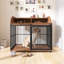 Grande cage pour chien avec roues verrouillables-1407936813