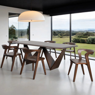 Taletta Solid Wood 7-Piece Dining Table Set