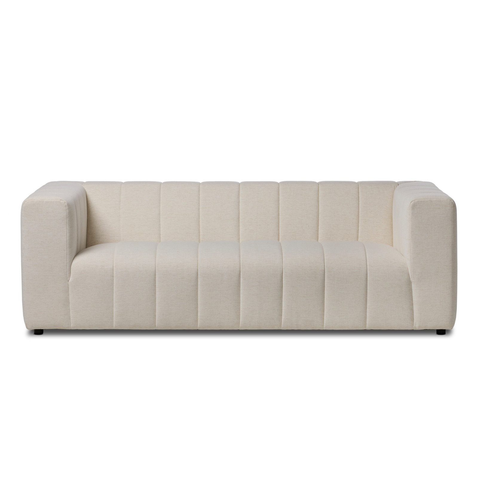 Bowry 89'' Upholstered Sofa, Crypton Nomad Snow