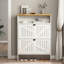 Armoire à chaussures multi-fonctionnelle minimaliste moderne à quatre couches