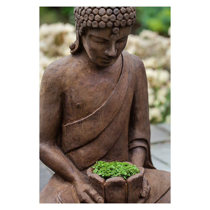 Lotus Buddha Statue, Alpine Stone