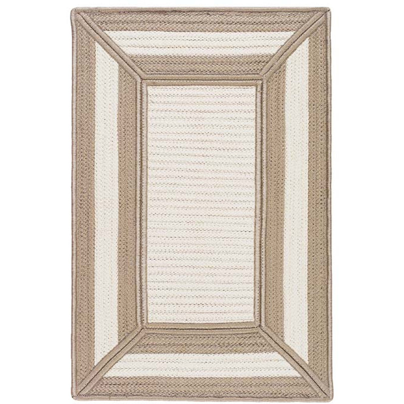 Tapis réversible intérieur / extérieur Ryding - Brun clair, Rectangle 3 pi x 5 pi