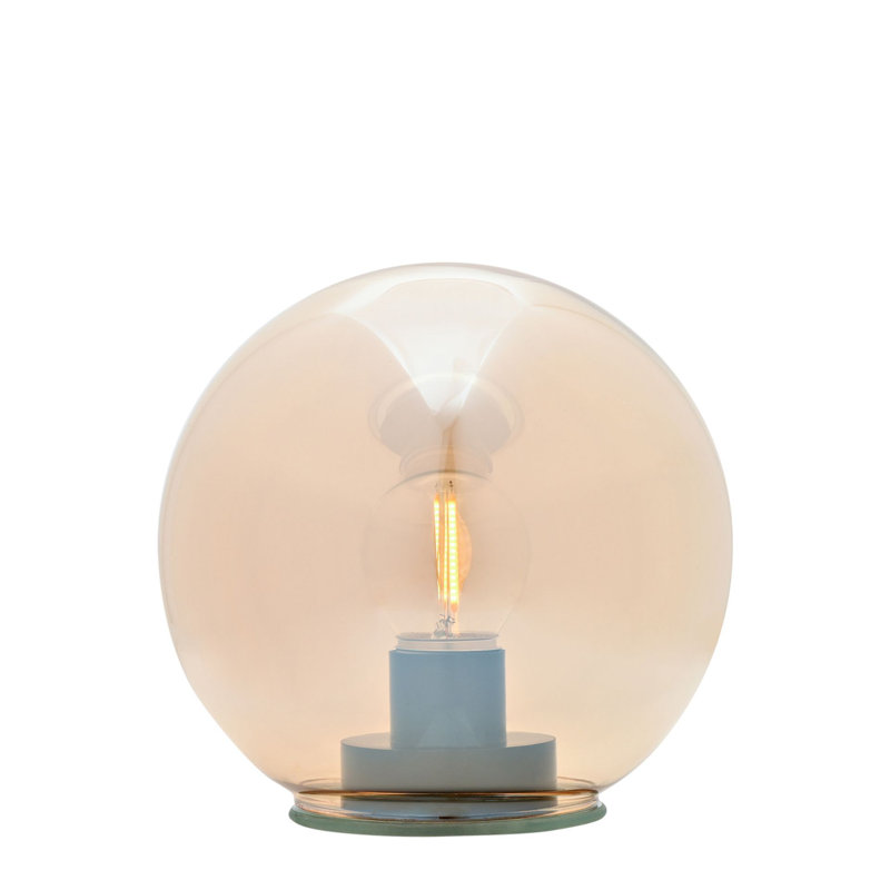 Clear Glass Ball with LED Lights Small