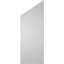 Half Peaked Right Surface Mount Signature Urethane Non-Functional Gable Vent 8/12 Pitch Primed Tan-101720732