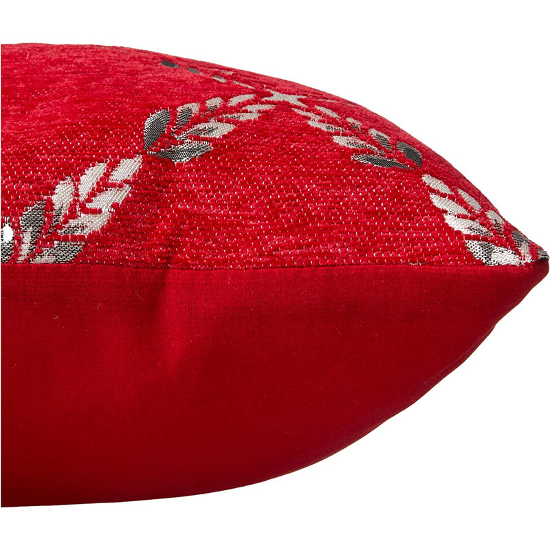 Pacifica Diamonds Pattern Throw Pillow, Burgundy