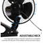Ventilateur de voiture oscillant à clipser 12 V Koolatron