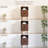 Mid Century Modern Nightstand, Fluted End Table With Open Shelf and Storage Cabinet, Curved Round Edge Wood Bedside Table with Slide Doors-918011650