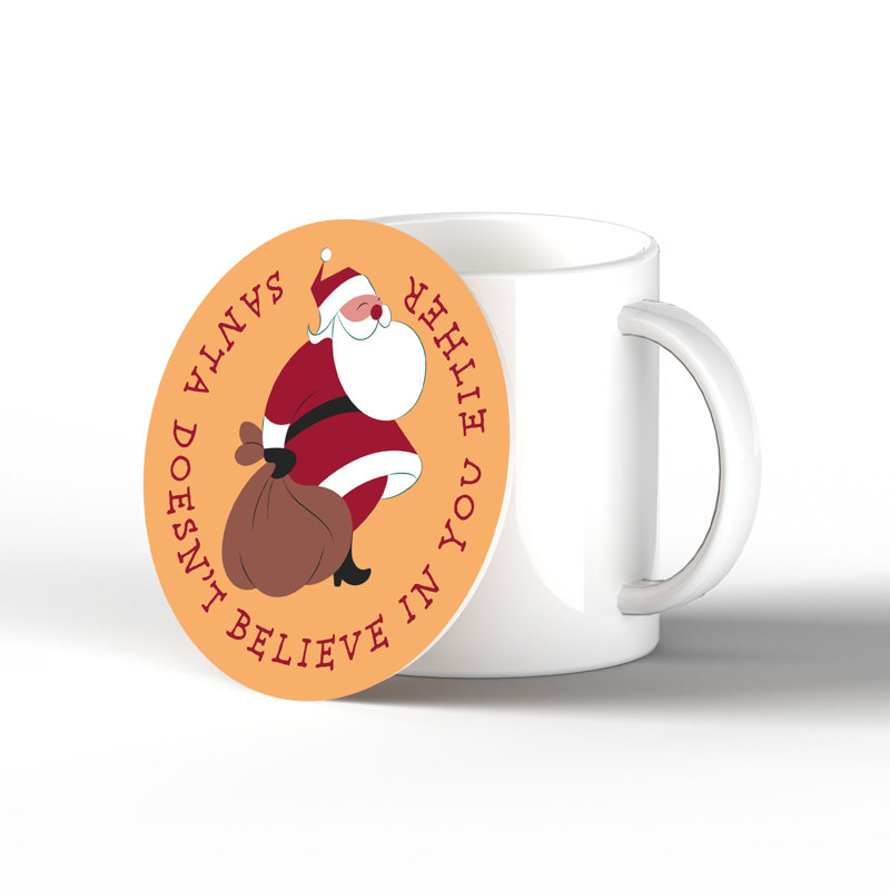Carley Ceramic Round 1 Piece Coaster