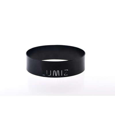 Lumiz Metal Ring, Black - Small