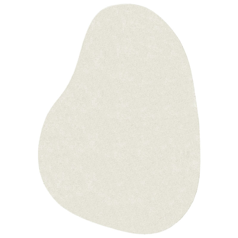 Rugs Cream Decorative Inlays Area Rug, Novelty 140 x 200 cm, Wool