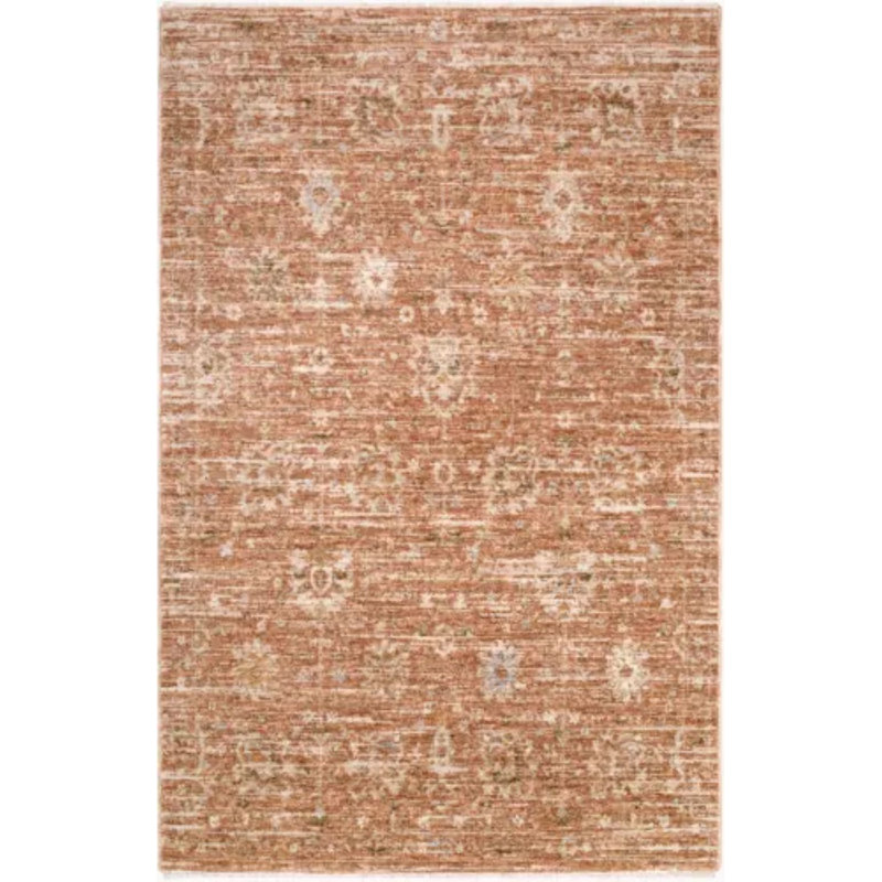Tapis tissé à la machine Autumn, Brun, ivoire, brun clair, olive, Rectangle 6 pi 7 po x 9 pi 6 po