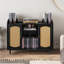 Armoire audio avec support de tourne-disque de style Mid-Century avec ports USB et rangement