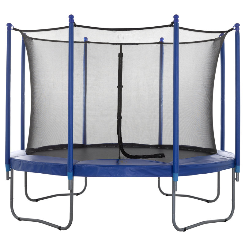 Filet d'enclos de trampoline Machrus Upper Bounce, pour cadre rond de 16 pi, utilisant 6 poteaux (ou 3 arches)