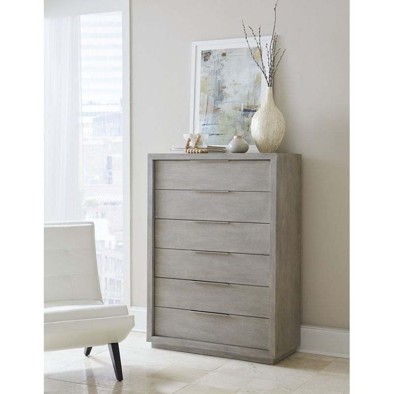 Commode à 5 tiroirs avec miroir Kleintank