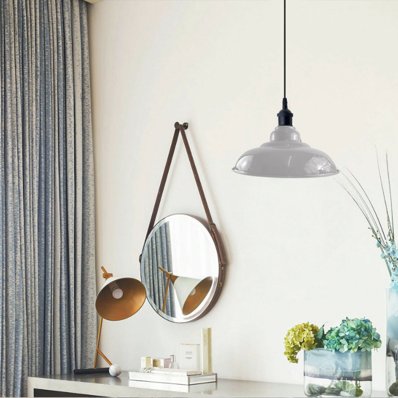 Pascale 1 - Light Dome Pendant, White