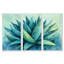 Agave bleue audacieuse - décoration murale encadrée 3 pièces-1267568599-1267568602