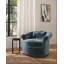 Table d'appoint en marbre Bowden avec base unie noire-1076696266-1076696268