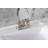 Kingston Brass Millennium Two-Handle 3-Hole Deck Mount 4" Centerset Bathroom Faucet with Plastic Pop-Up-25314382