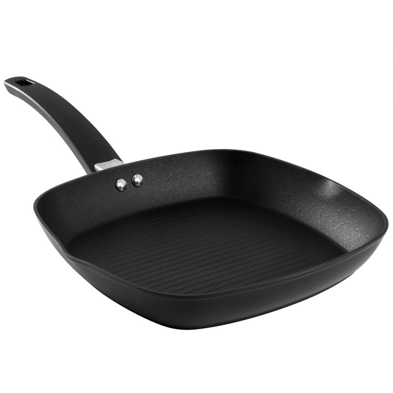 Poêle gril antiadhésive en aluminium noir de 10 po Oster Connelly