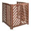 Écran d'intimité 3 panneaux AC, couverture de climatiseur en bois, l 33 po x H 38 po