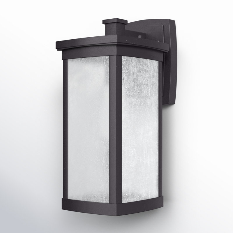 Lanterne murale d'extérieur Ardolino, H 13,75 po x l 7 po x P 8,5 po