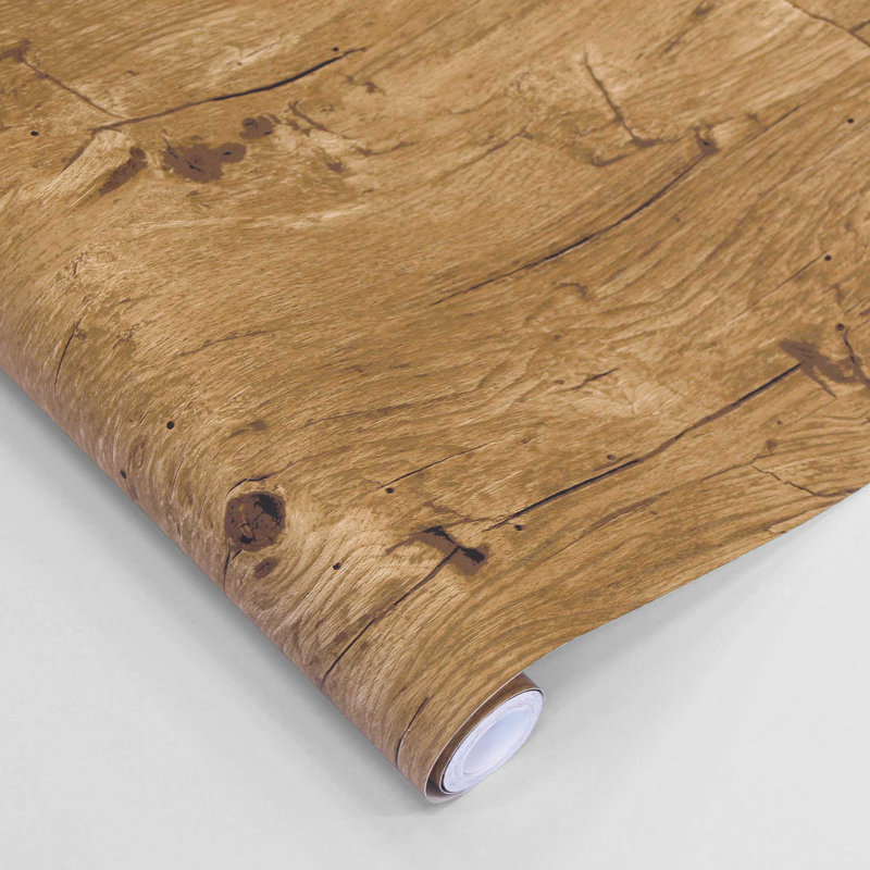 Papier peint Drift Peel and Stick par Jeremiah Brent, 16.5" L x 20.5" W, Tan