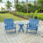 Amalfi Folding HDPE Outdoor Adirondack Chair-1790042055