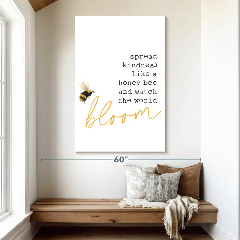 Spread Kindness, 51" H x 34" W