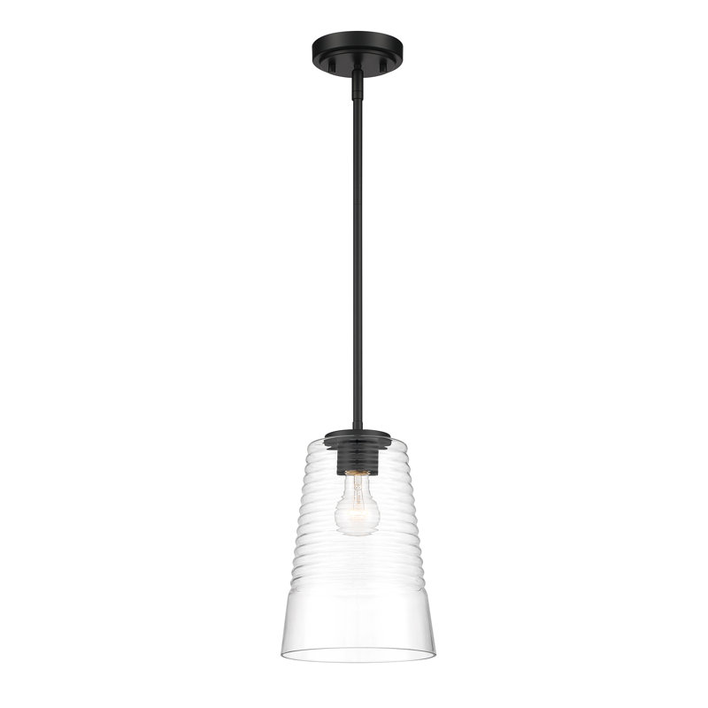Luminaire suspendu conique 1 lumière Aketza