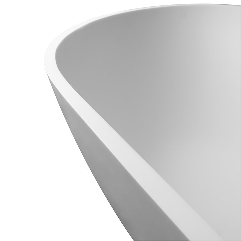 Freestanding Solid Surface Soaking Bathtub For Bathroom