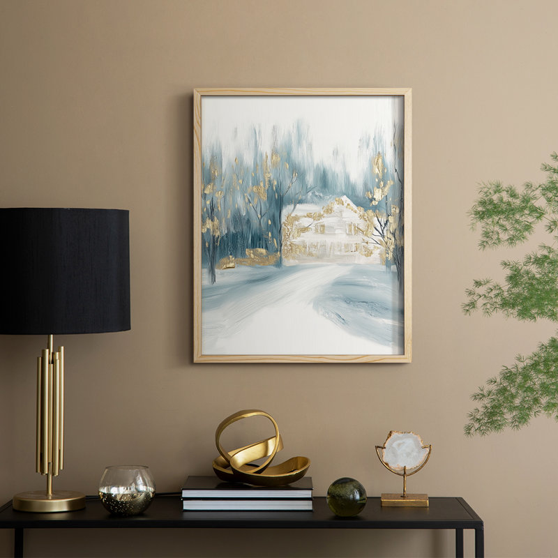 «Christmas Holiday», reproduction d'art encadrée CDLIX, Naturel, H 11 po x l 9 po