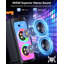 Karaoke Machine for Adults, Big Party Speaker with  Peak Power, Wireless PA System with Dual 8" Subwoofers, Disco Lights & 2 Microphones for Home Party Outdoor, Support USB/AUX/REC/TWS