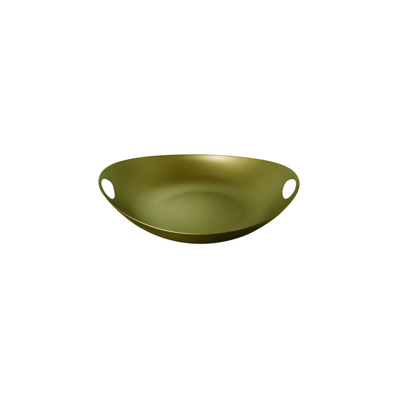 Nettuno Metal Tray, Gold, 22cm W x 20cm D