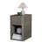 Mid-Century Modern Solid Wood Nightstand With Drawer - Fully Assembled-610125880