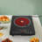OUKANING Black Electric 1 Burner Cooktop