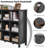 9 Cube Bookcase, Farmhouse 47 Inch Wide Black Bookshelf, Wooden 3 Tier Display Large Open Book Shelf, Vintage Horizontal Book Case for Home Office, Cubby Storage Cabinet for Living Room-1980090-33435134