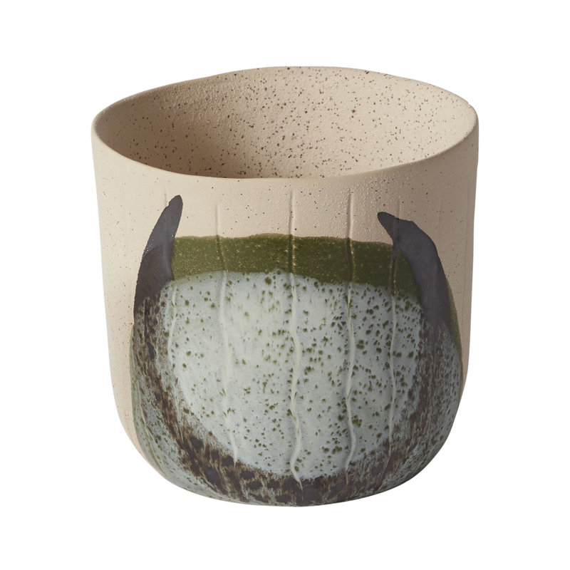 Ramage Ceramic Pot Planter, 5.75" H x 6.25" W x 6.25" D