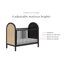 Bondi Cane 3-in-1 Convertible Crib with Toddler Bed Conversion Kit-1925419453