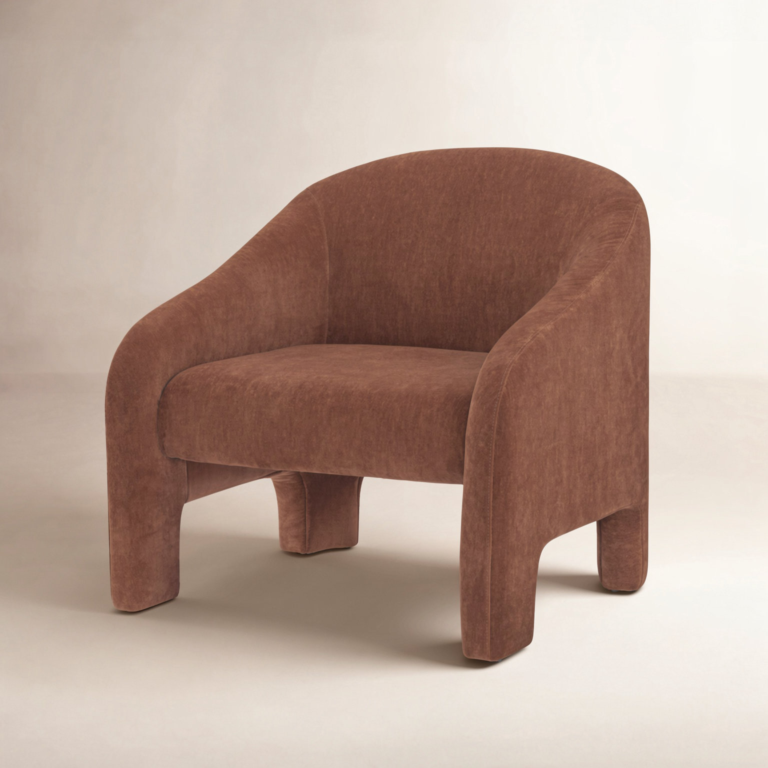 Accent Armchair, Cinnamon Performance Velvet