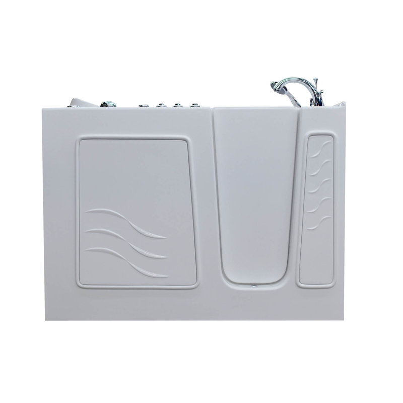 Baignoire à air/tourbillon 52,8 po x 26 po Santa Fe, Blanc