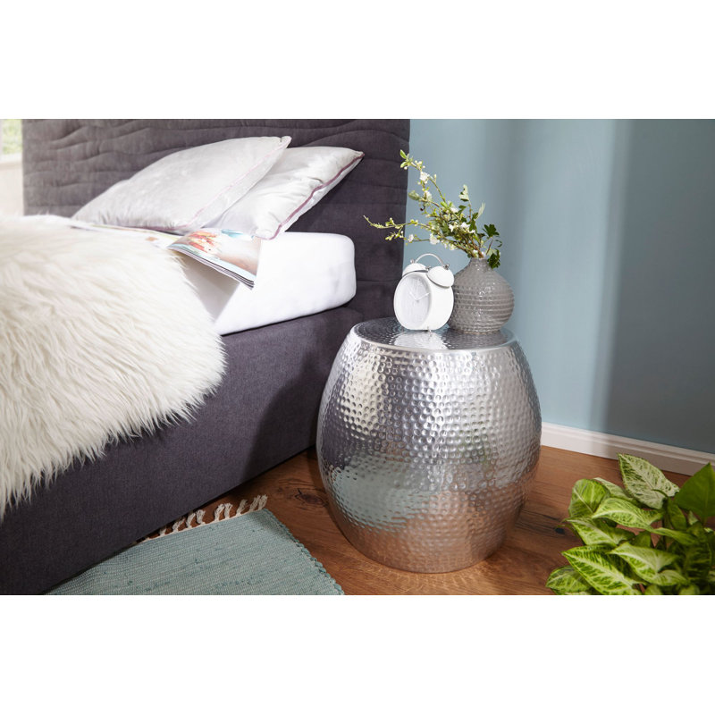 Bjorn End Table, Silver