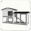 Cage en bois avec plateau rabattable
