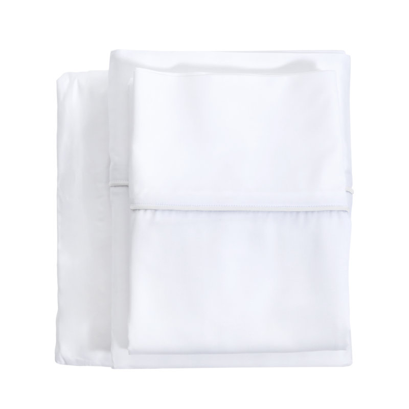 Sheena Bamboo Machine Woven Sheet Set, California King, White