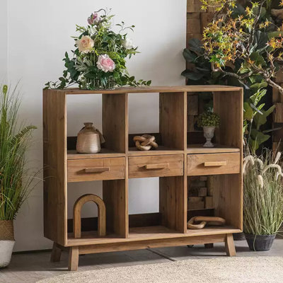 Modern Walnut Solid Wood Curio Cabinet